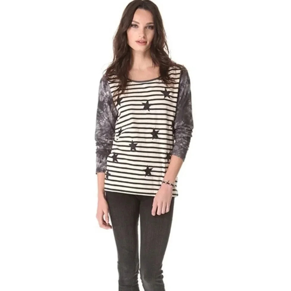 Scotch & Soda Madison Scotch Striped Pullover Long Sleeve Size Large
